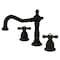 Kingston Brass KS1975AX 8" Widespread Bathroom Faucet, Oil Rubbed Bronze KS1975AX - alternate 1